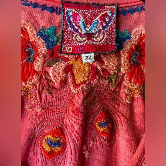 Johnny Was 2X Imani Drape Tank Tunic. 🌺 - Picture 5 of 6